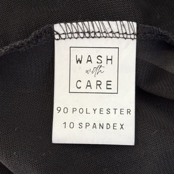 Two 2 Fly Buck Fifty Mesh Tee Black Sheer Embossed Horses - Picture 9 of 10